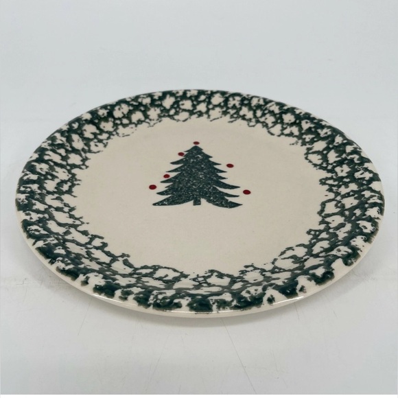 Festive Tree Design Plate-Folk Craft By Tienshan Winter Wonderland Holiday .4 - Picture 14 of 14